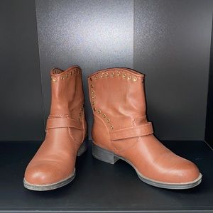 Faux Leather Booties